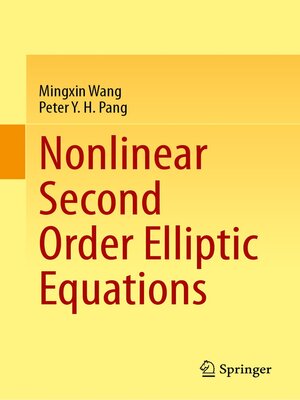 cover image of Nonlinear Second Order Elliptic Equations